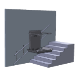 PLG7 - стълбищен асансьор с платформа